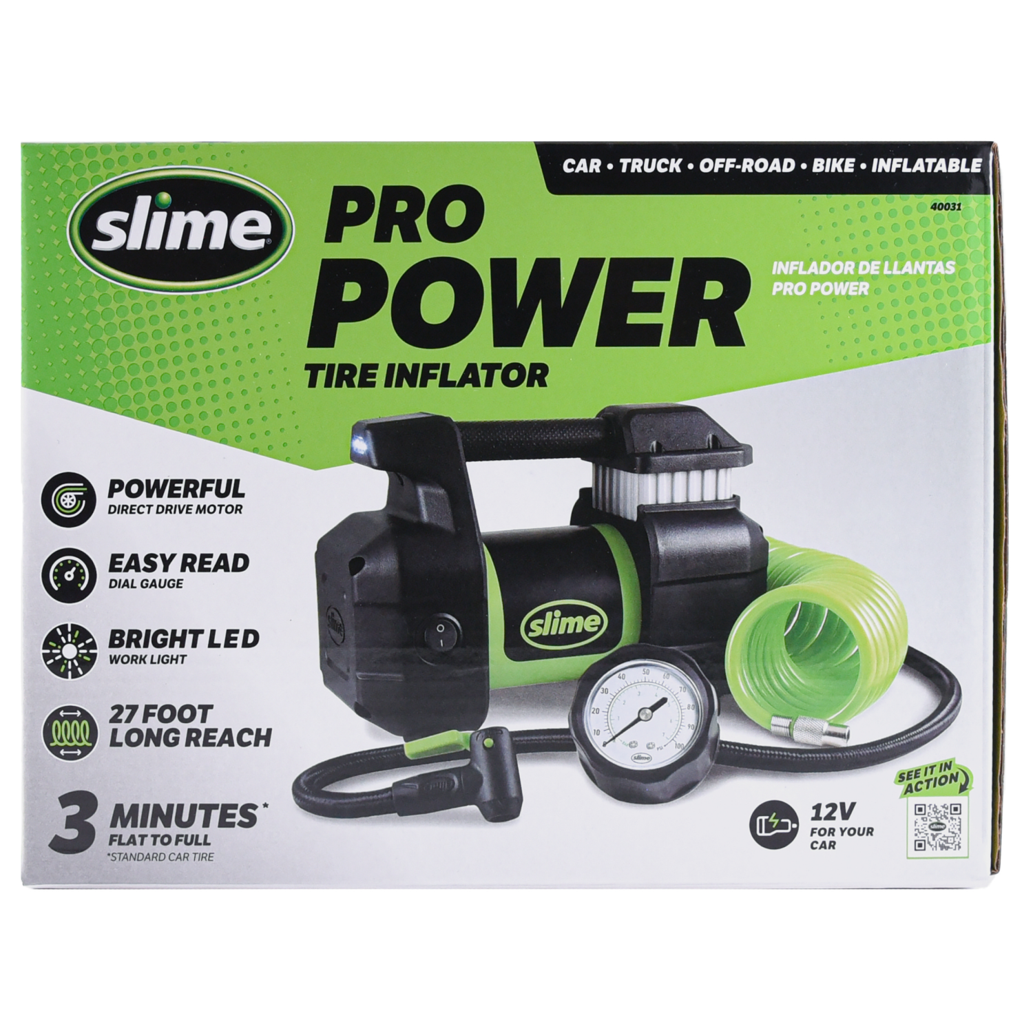 slide 6 of 8, Slime 120 Volt Inflater Compressor, 120 ct