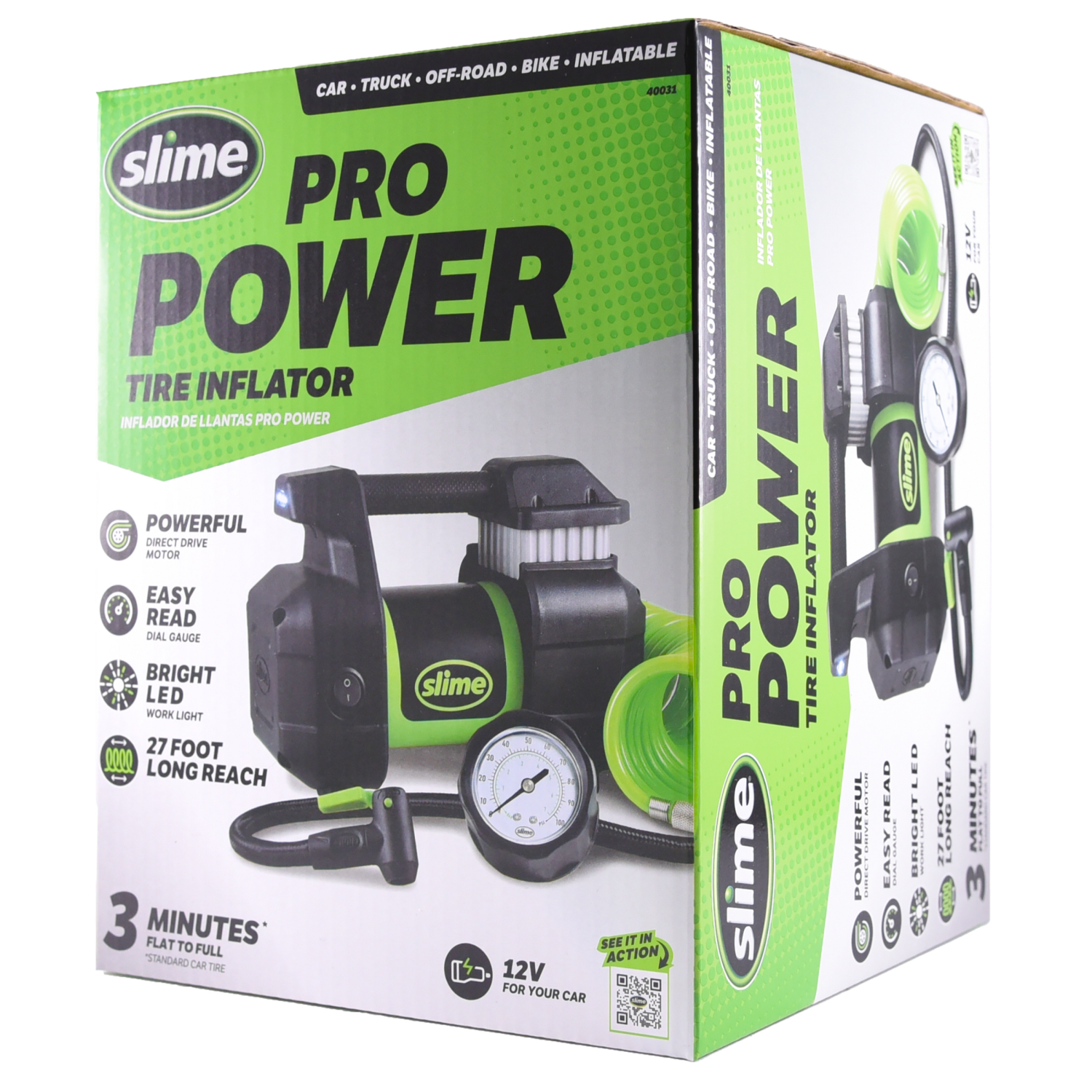 slide 8 of 8, Slime 120 Volt Inflater Compressor, 120 ct