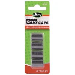 Slime Barrel Valve Caps, Black