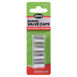 Slime Barrel Tire Caps, Gunmetal Gray