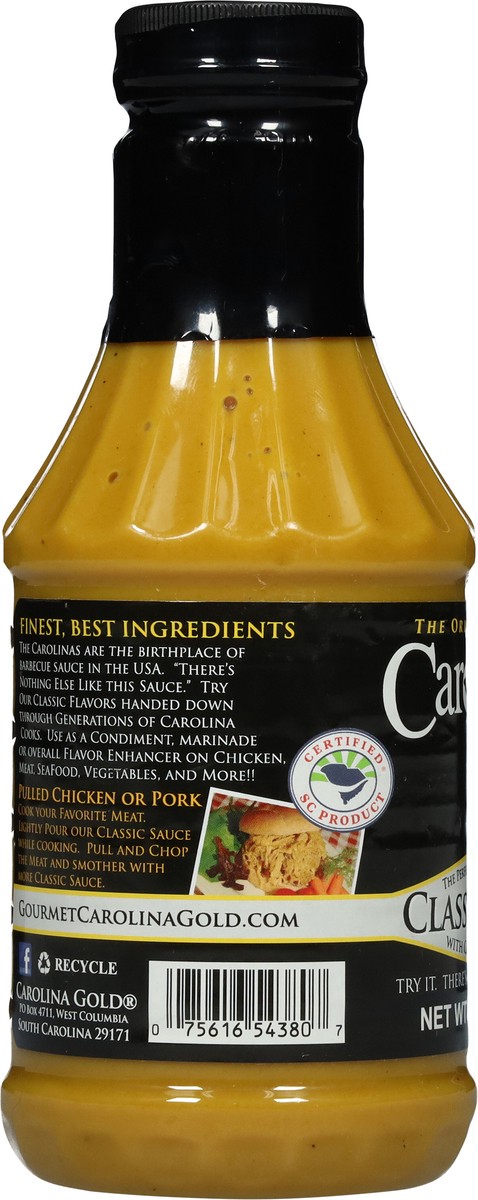 slide 11 of 13, Carolina Gold Classic Sauce 18 oz, 18 oz