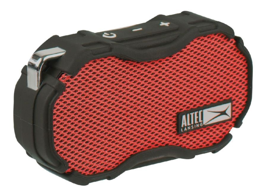 slide 3 of 3, Altec Lansing Baby Boom Portable Speaker, Red/Black, Imw269-Rdb, 1 ct