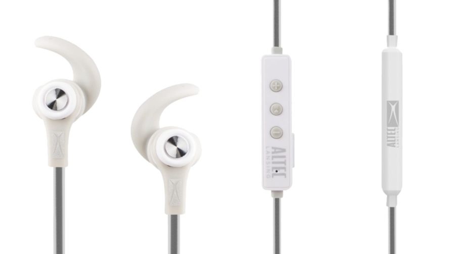 slide 2 of 3, Altec Lansing Sport Waterproof Bluetooth Earbuds, White, Mzx857-Wht, 1 ct