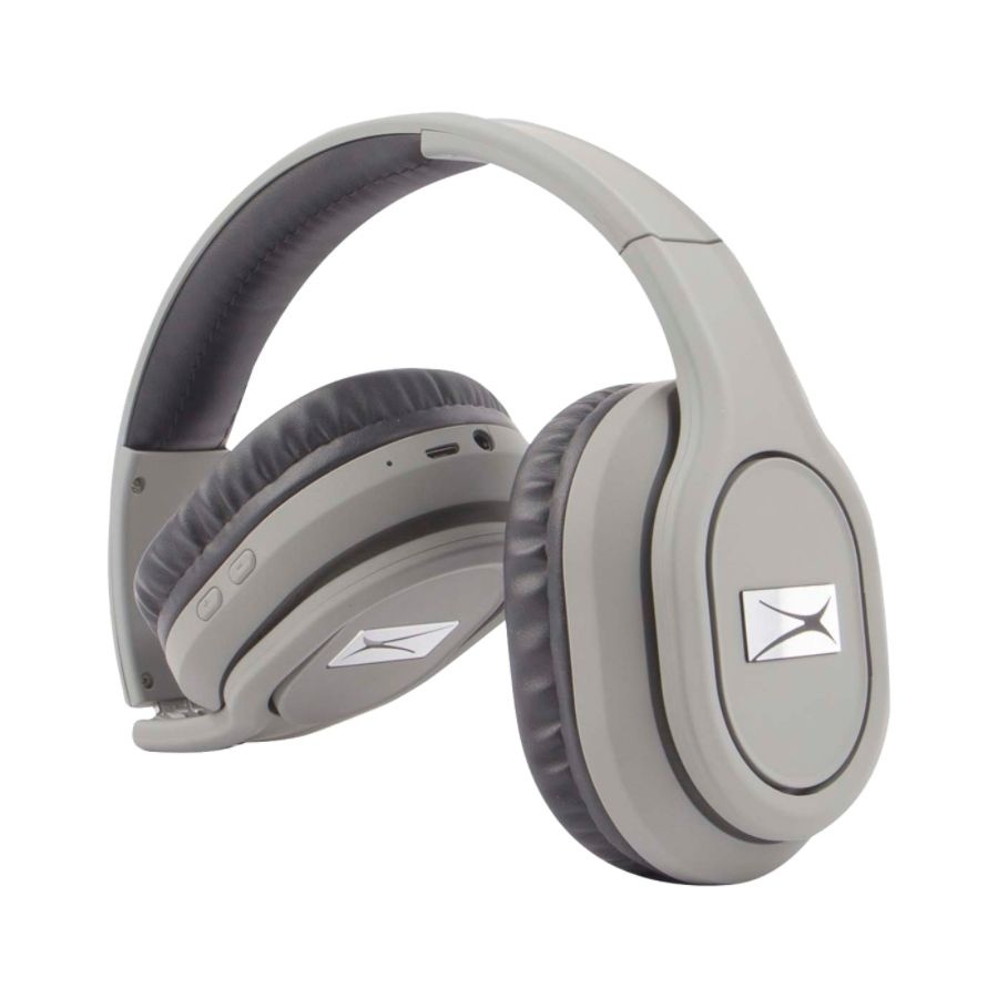 slide 2 of 5, Altec Lansing Over The Head Bluetooth On-Ear White Headphones, 1 ct