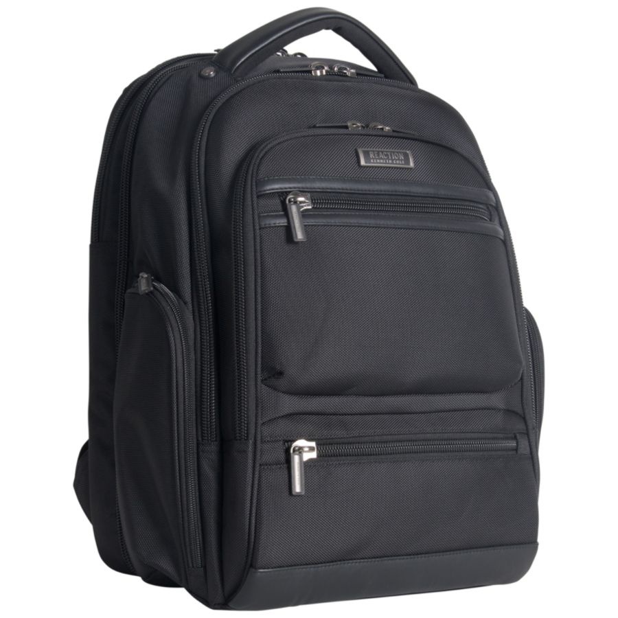 slide 3 of 10, Kenneth Cole Reaction R-Tech Laptop Backpack With Usb Charging, Black, 1 ct