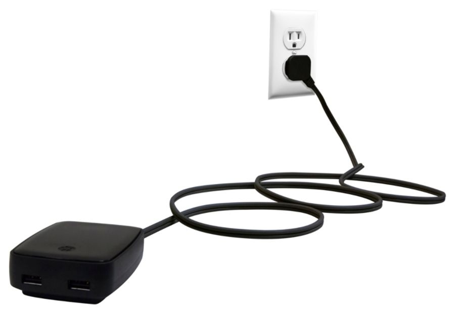 slide 3 of 3, GE Pro Usb Tabletop Charger, Black, 1 ct