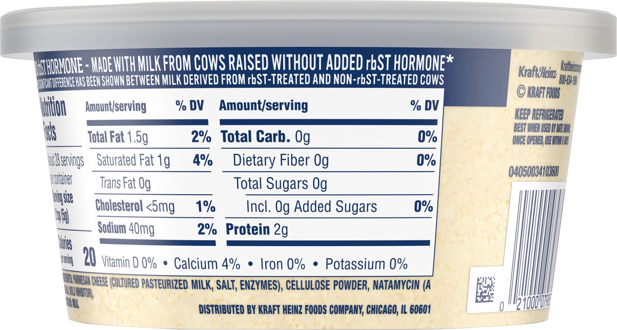 slide 7 of 10, Kraft Grated Parmesan Cheese, 5 oz. Tub, 5 oz