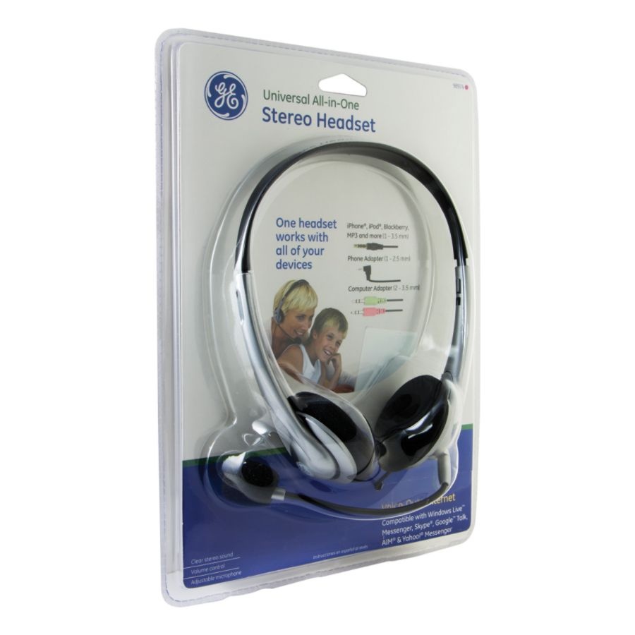 slide 3 of 4, JASCO General Electric All-In-One Headset, 1 ct