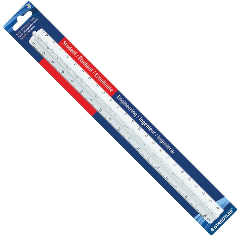 slide 2 of 2, STAEDTLER Engineer's Printed Scale, 1 ct