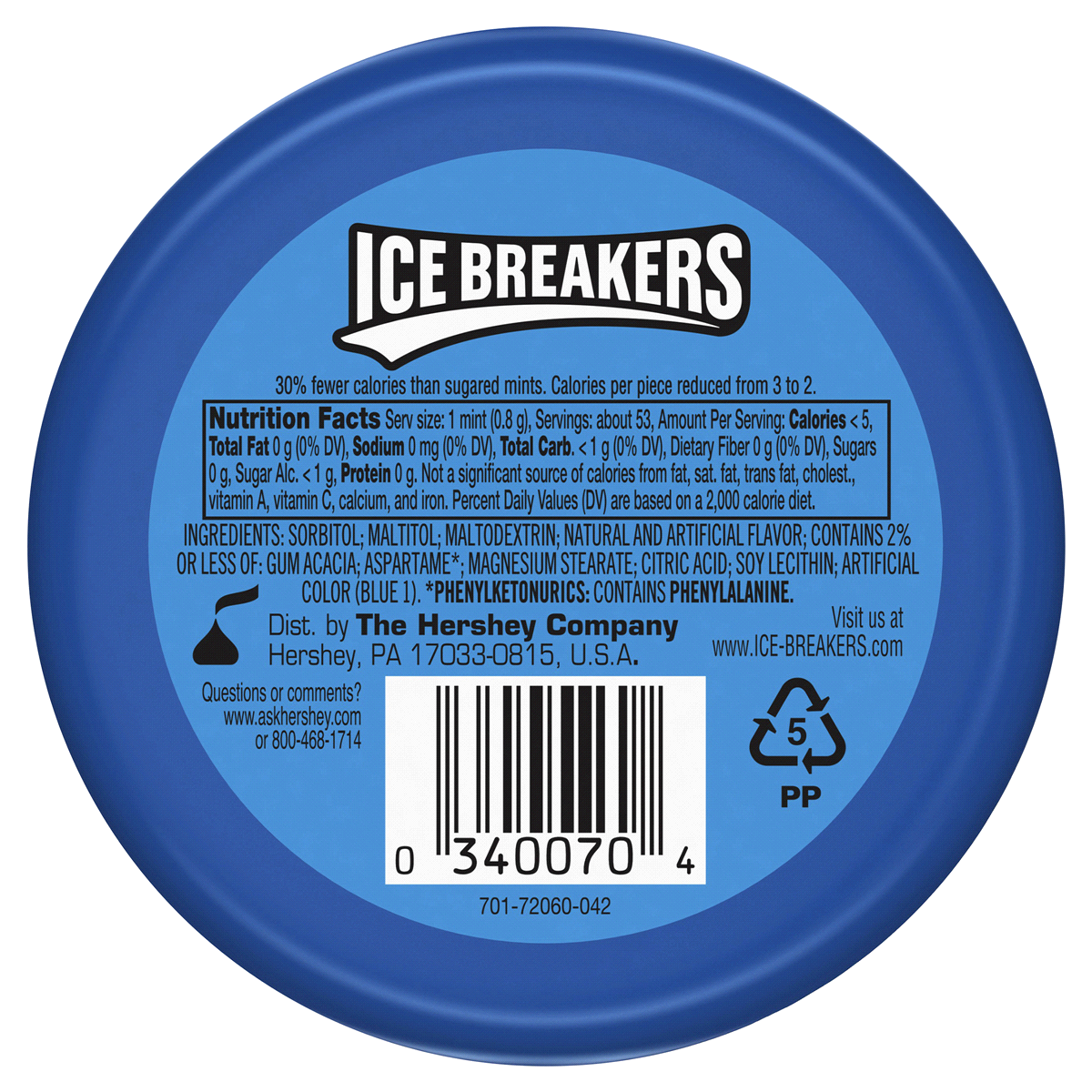 slide 2 of 2, Ice Breakers Cool Mint Sugar Free Mints Tin, 1.5 oz, 1.5 oz