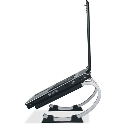 slide 2 of 10, Allsop Redmond Adjustable Curve Stand, Black/Silver, 1 ct