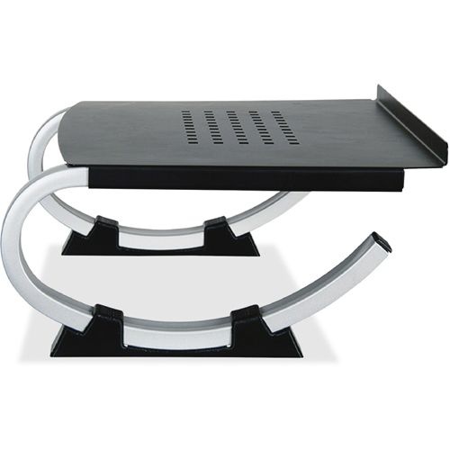 slide 3 of 10, Allsop Redmond Adjustable Curve Stand, Black/Silver, 1 ct