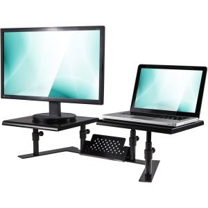 slide 3 of 4, Allsop Ergotwin Dual Monitor Stand, 1 ct