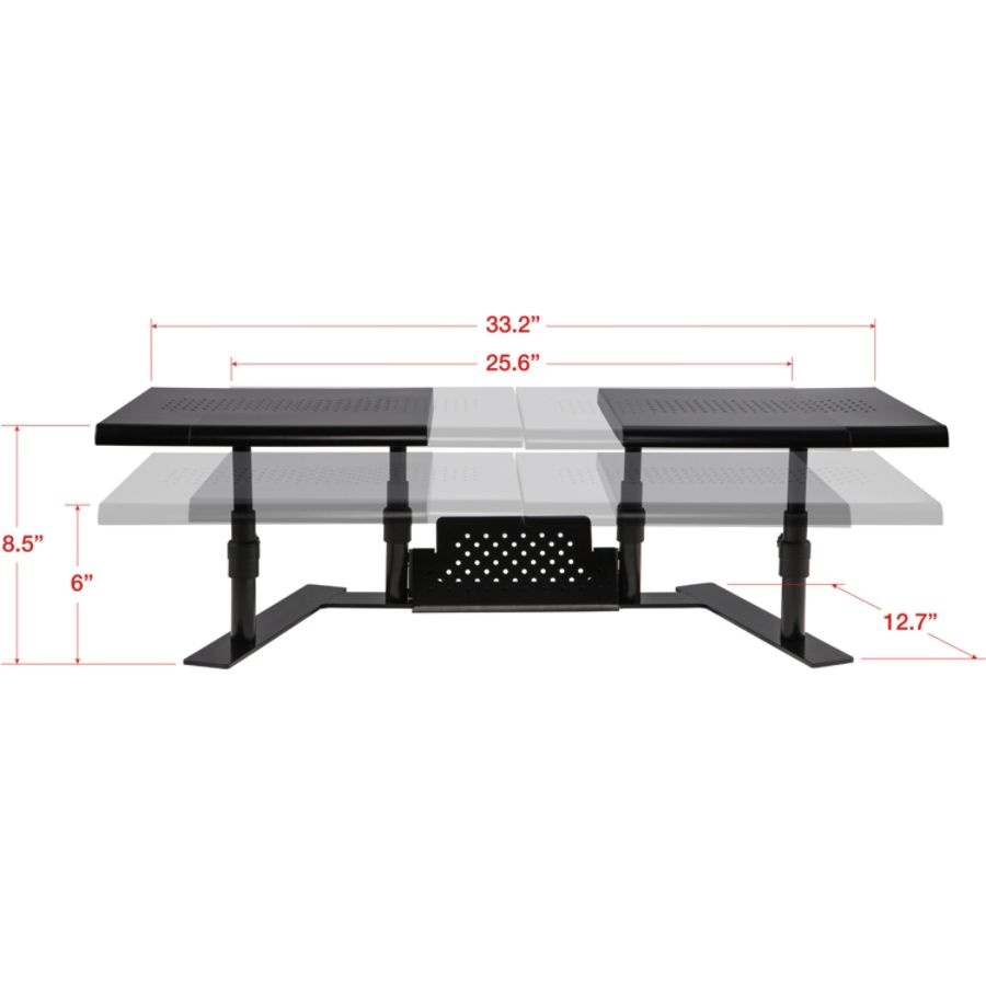 slide 2 of 4, Allsop Ergotwin Dual Monitor Stand, 1 ct