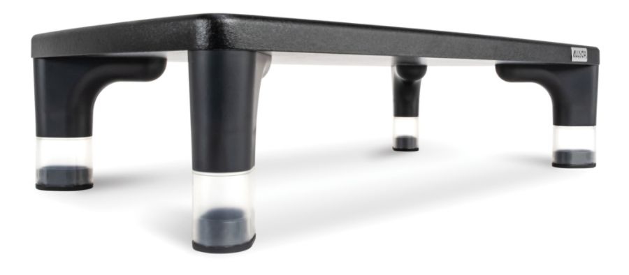 slide 2 of 6, Allsop Hi-Lo Adjustable Monitor Stand, Black, 1 ct