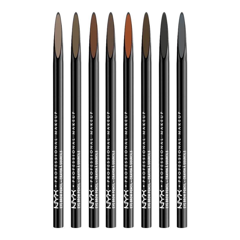 slide 6 of 6, Nyx Professional Makeup Precision Brow Pencil Charcoal, 0.04 oz