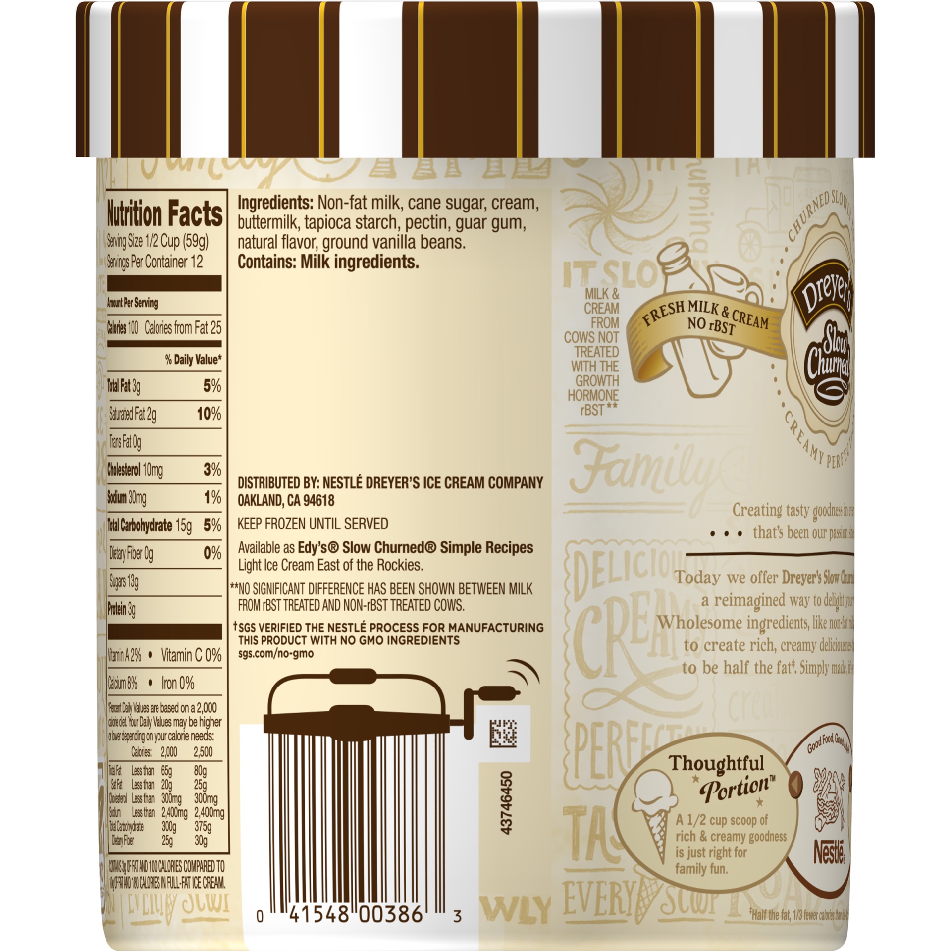 Edy's Vanilla Bean Slow Churned Ice Cream 1.5 qt Shipt