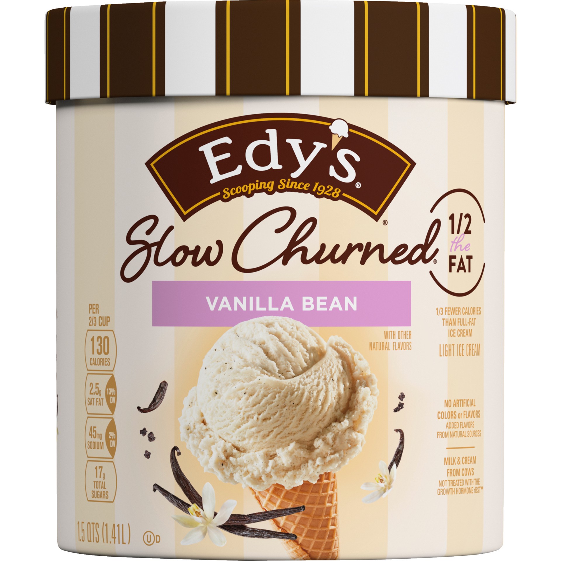 slide 1 of 5, Edy's Ice Cream 1.5 qt, 1.5 qt