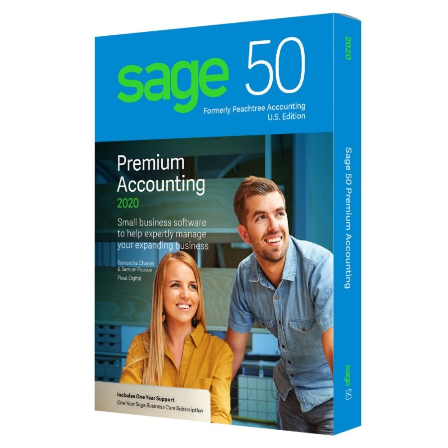 slide 3 of 3, Sage 50 Premium Accounting 2020, For 1 User, Traditional Disc, 1 ct