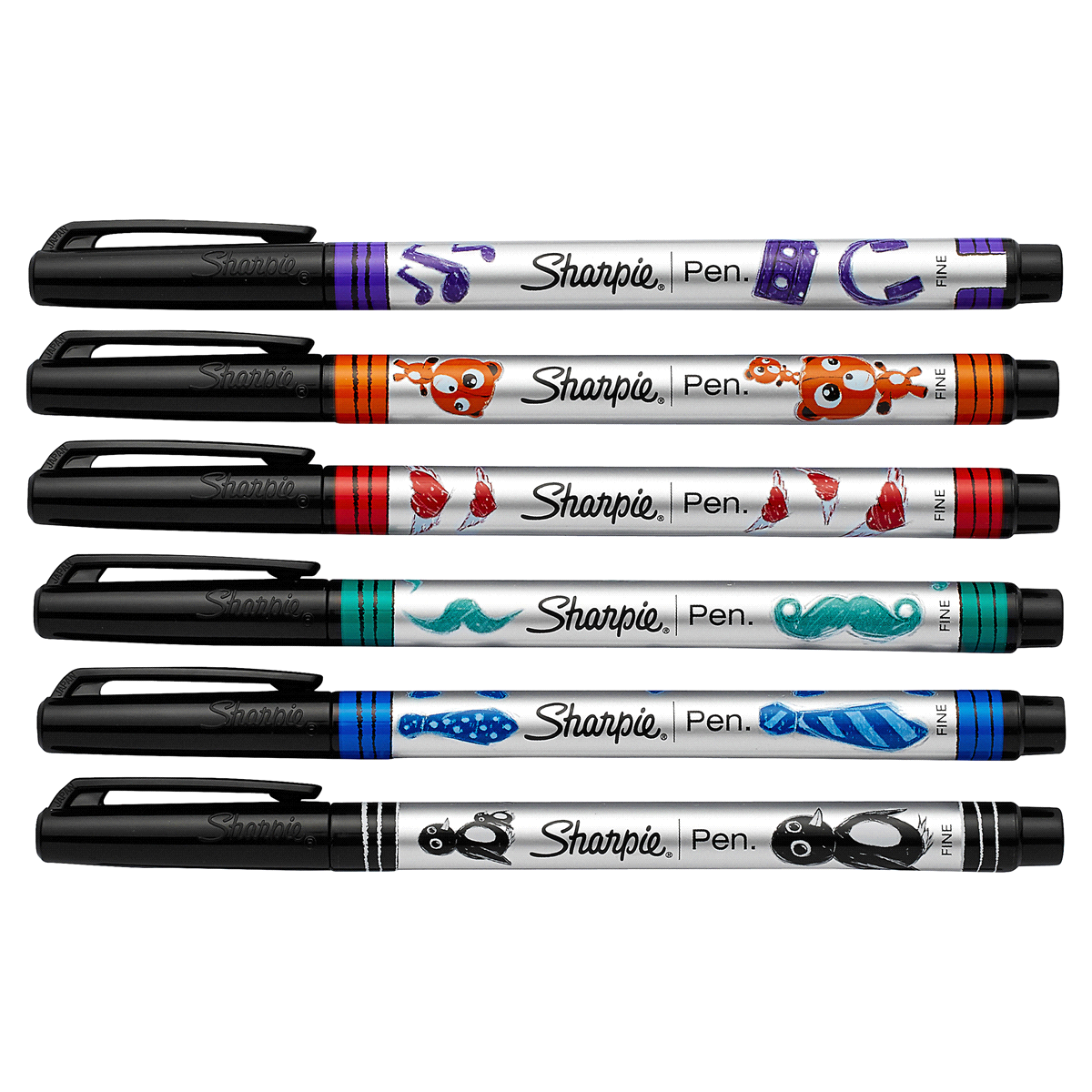 Sharpie Pens, Fine Point, Assorted Colors 1 ct
