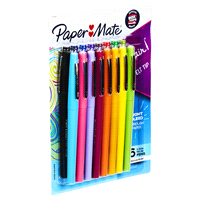 slide 21 of 29, Paper Mate Flair Felt Tip Pens Medium Point Assorted Colors, 1 ct