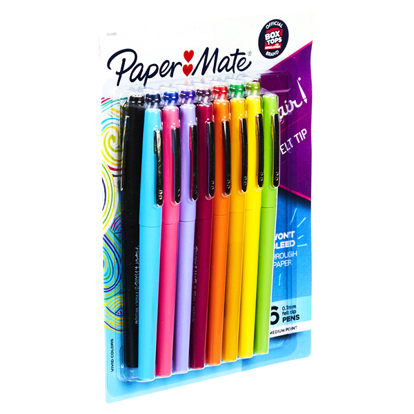 slide 27 of 29, Paper Mate Flair Felt Tip Pens Medium Point Assorted Colors, 1 ct