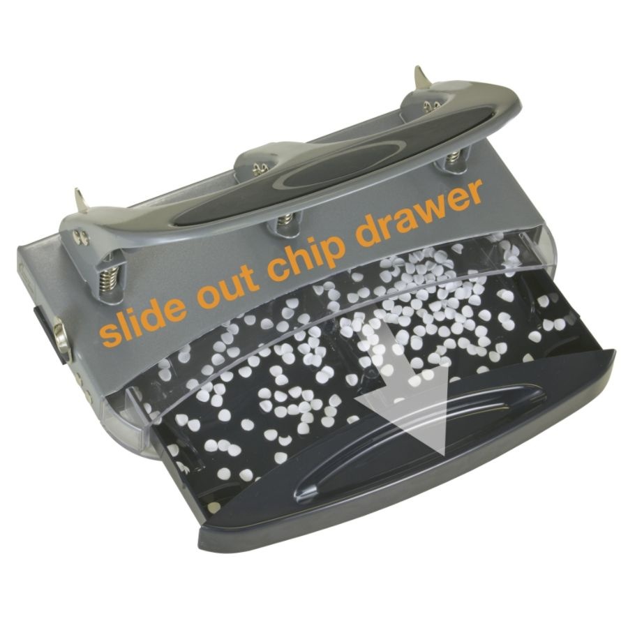 slide 2 of 3, Office Depot Brand Deluxe 3-Hole Heavy-Duty Punch, 1 ct