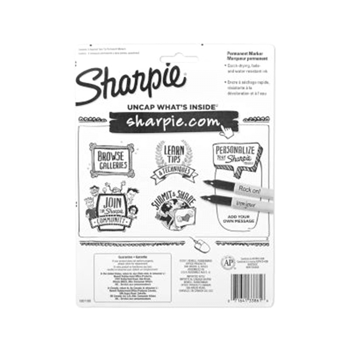 slide 13 of 17, Sharpie Twin Tip Permanent Markers, Assorted Colors, 8 ct