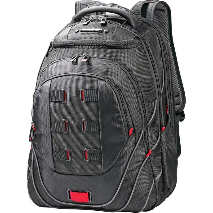 slide 4 of 6, Samsonite Tectonic Perfectfit Laptop Backpack, Black/Red, 1 ct