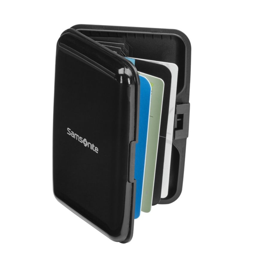 slide 2 of 5, Samsonite Aluminum Rfid Wallet, Black, 1 ct