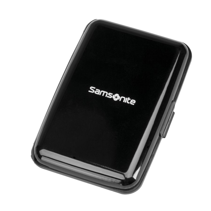 slide 4 of 5, Samsonite Aluminum Rfid Wallet, Black, 1 ct