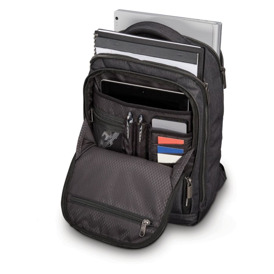 slide 2 of 6, Samsonite Modern Utility Double Shot Laptop Backpack, Charcoal Heather, 1 ct