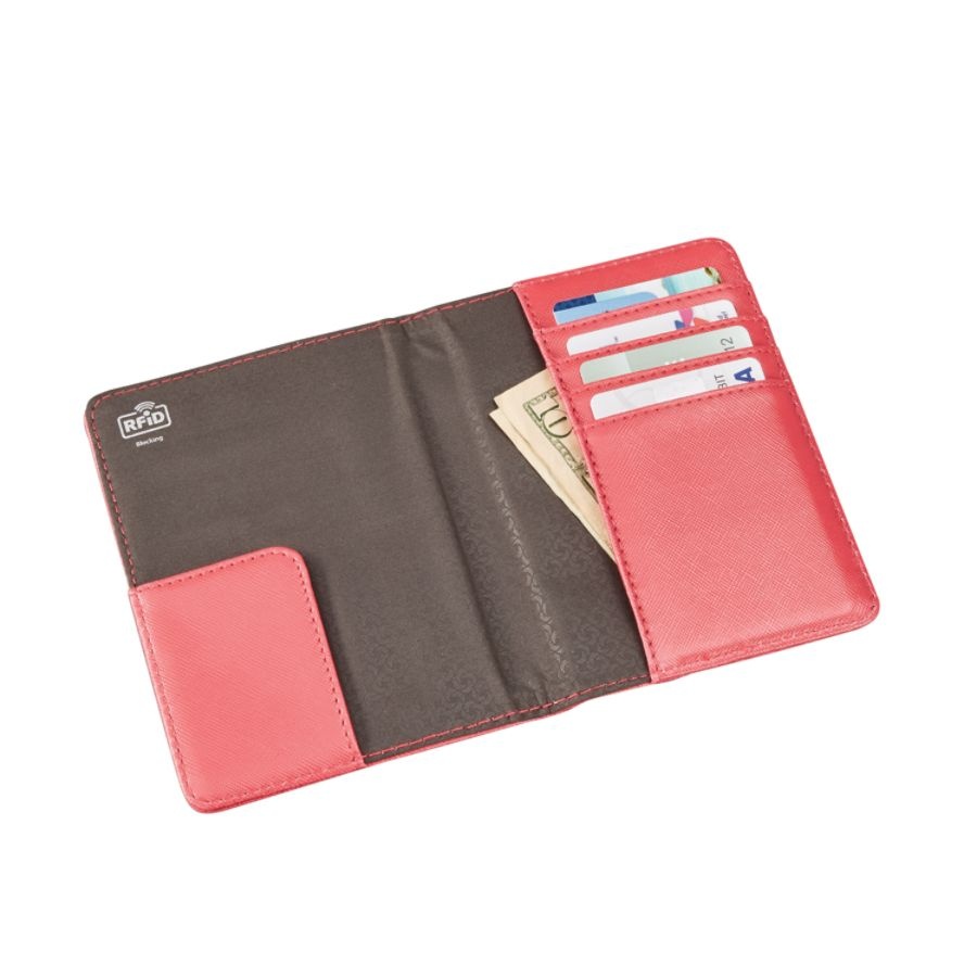 slide 2 of 3, Samsonite Rfid Passport Holder, Coral, 1 ct