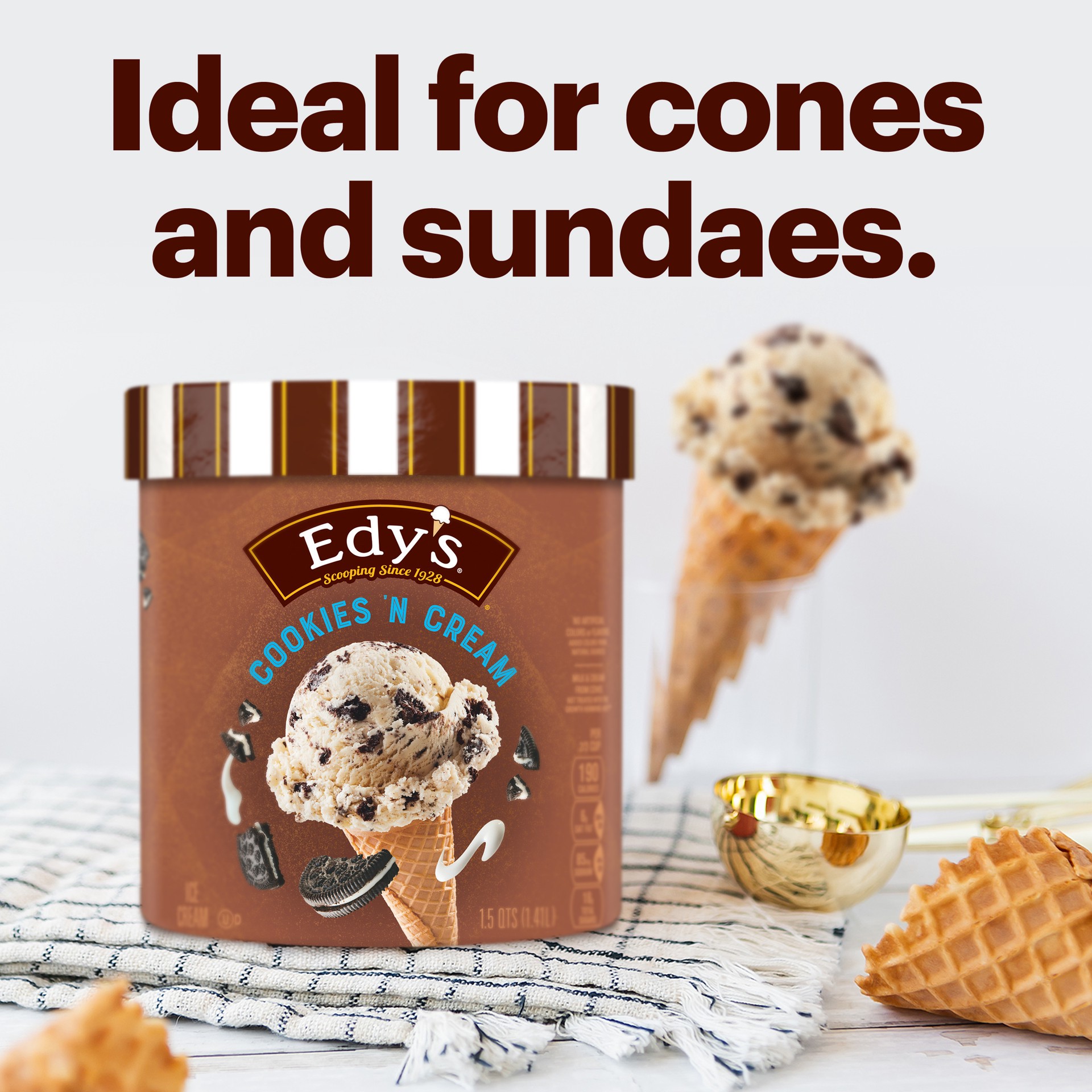 slide 5 of 5, Edy's Ice Cream 1.5 qt, 1.5 qt