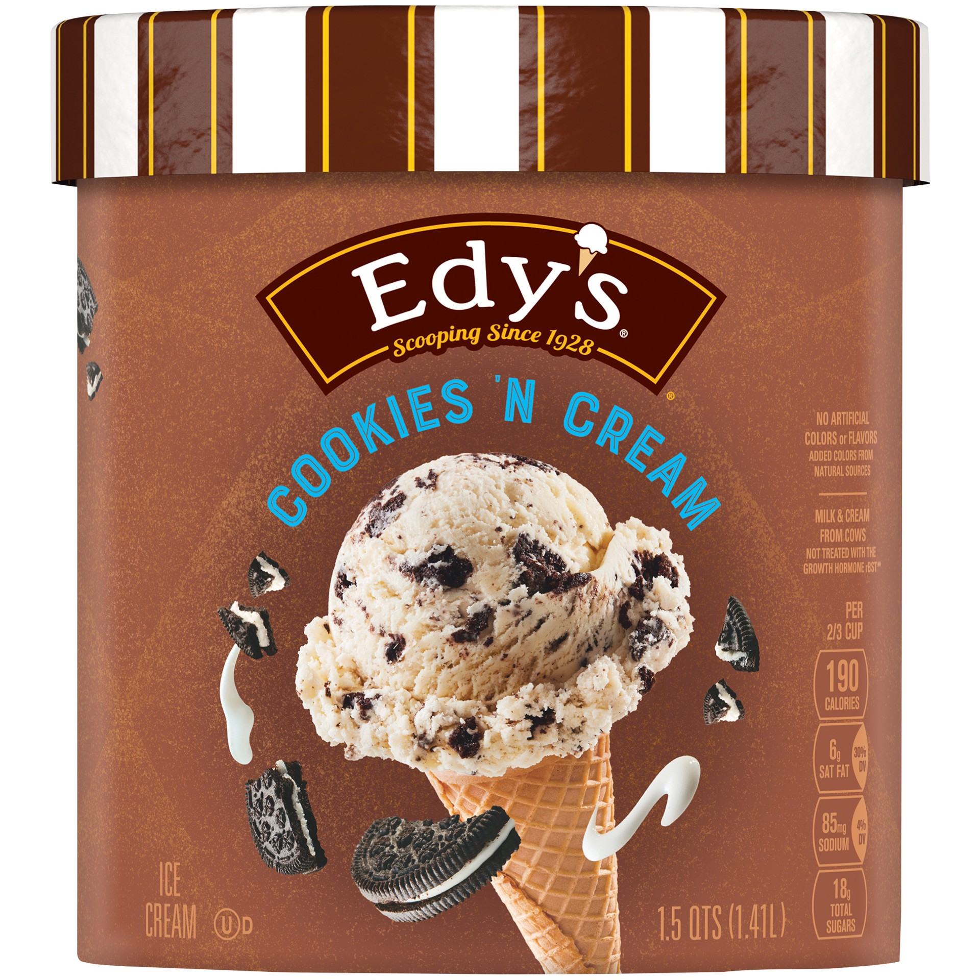 slide 1 of 5, Edy's Ice Cream 1.5 qt, 1.5 qt