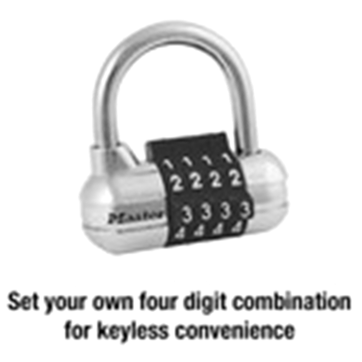 slide 2 of 2, Master Lock 1523D Combination Resettable Lock 2-1/2in(64mm), 1 ct