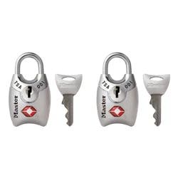 Master Lock Luggage Key Padlock Silver