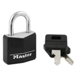 Master Lock Protective Vinyl Cover Lock - Black