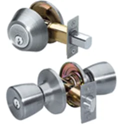 Master Lock Satin Nickel Tulip Single Combo Door Lock TUCO0615