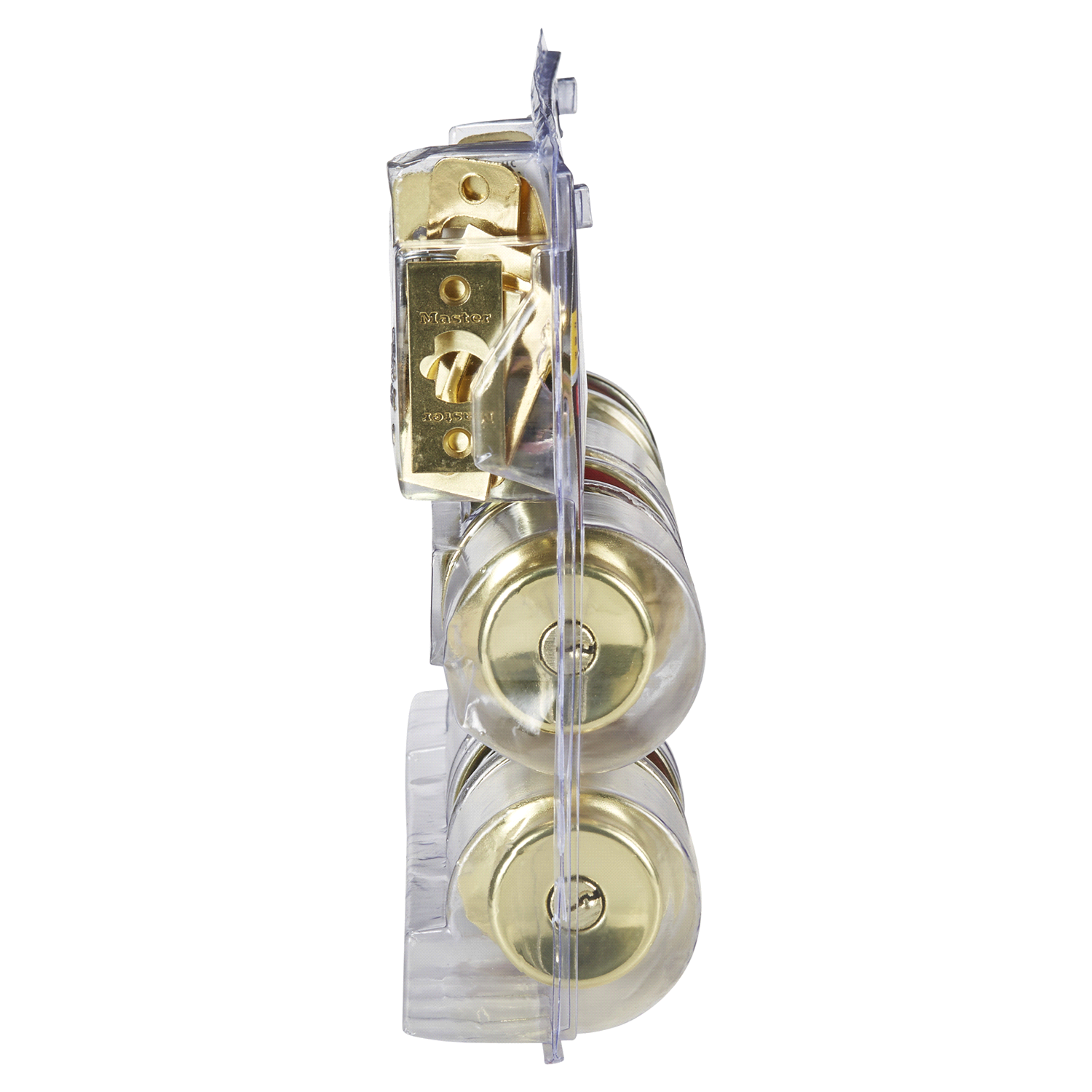 slide 2 of 5, Master Lock Polished Brass Tulip Cylinder Combo Door Lock TUCO0603T, 1 ct
