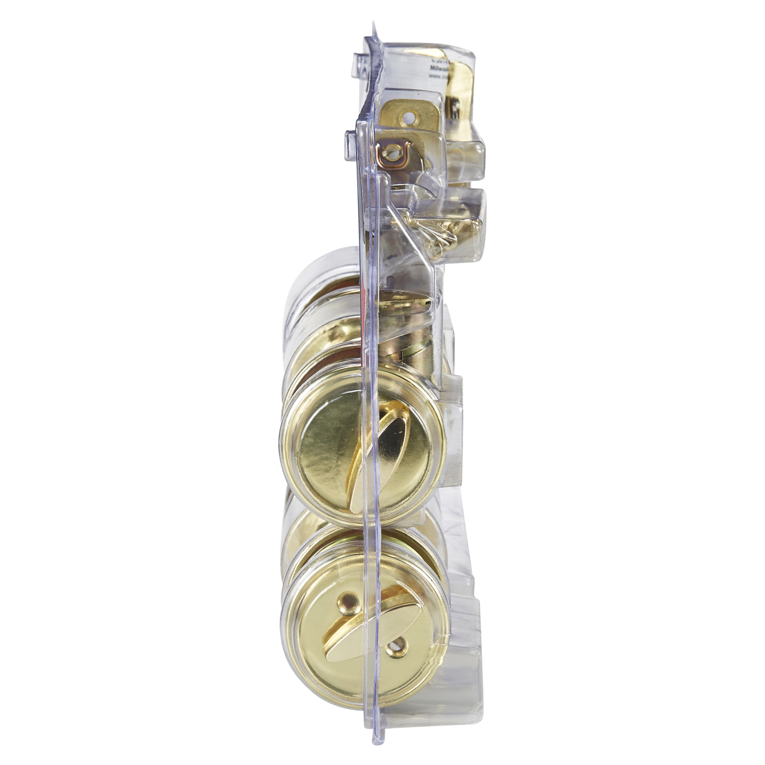 slide 3 of 5, Master Lock Polished Brass Tulip Cylinder Combo Door Lock TUCO0603T, 1 ct
