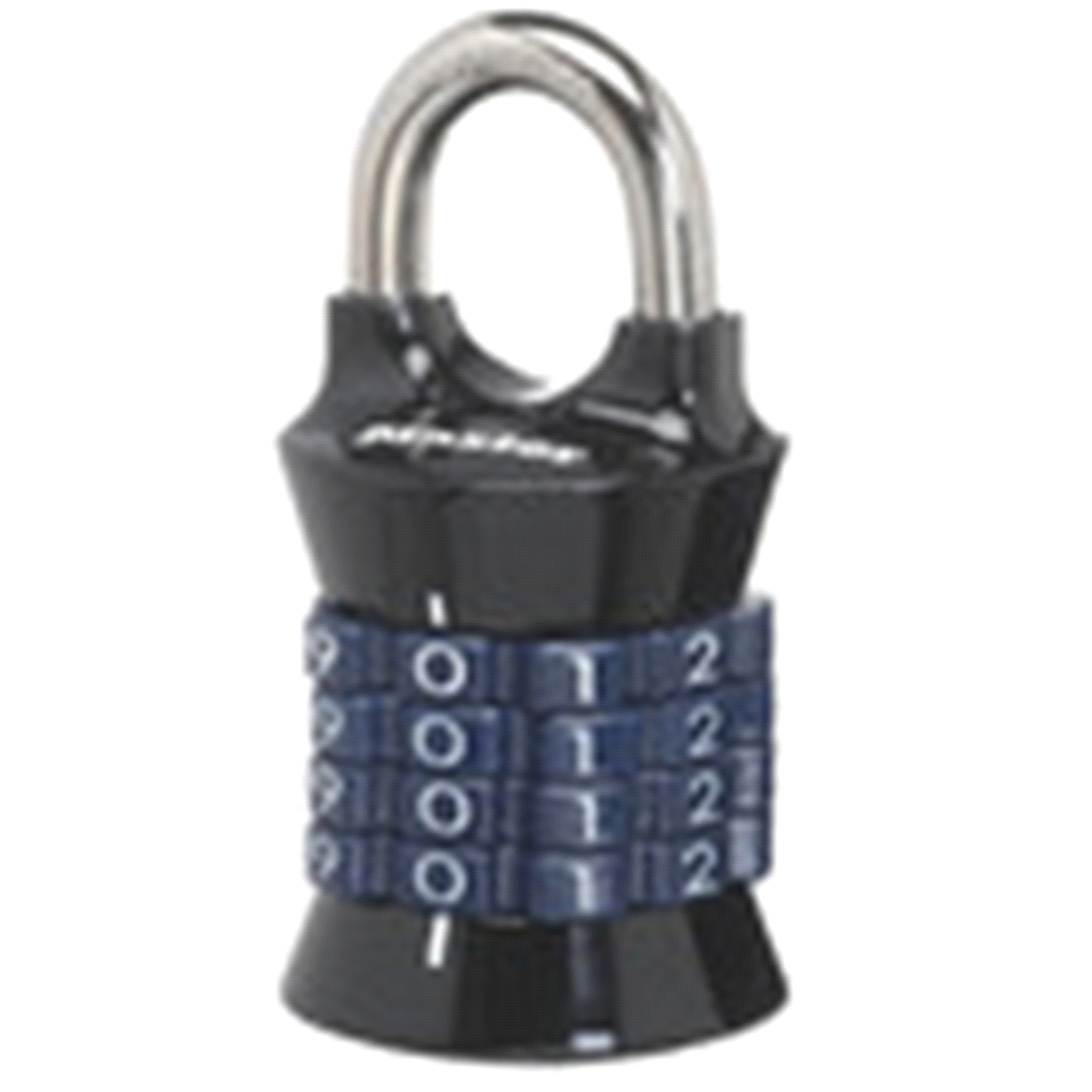 slide 1 of 2, Master Lock Padlock, Set Your Own Combination Lock, 1-1/2 inch wide, Assorted Colors, 1 ct