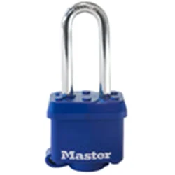 Master Lock Covered Laminated Steel Padlock 312D, 1-9/16 inch wide