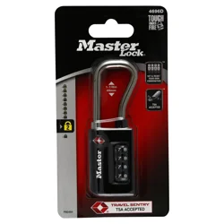 Master Lock Set Your Own Combination TSA-Accepted Luggage Lock 4696D, 1-5/16 inch wide