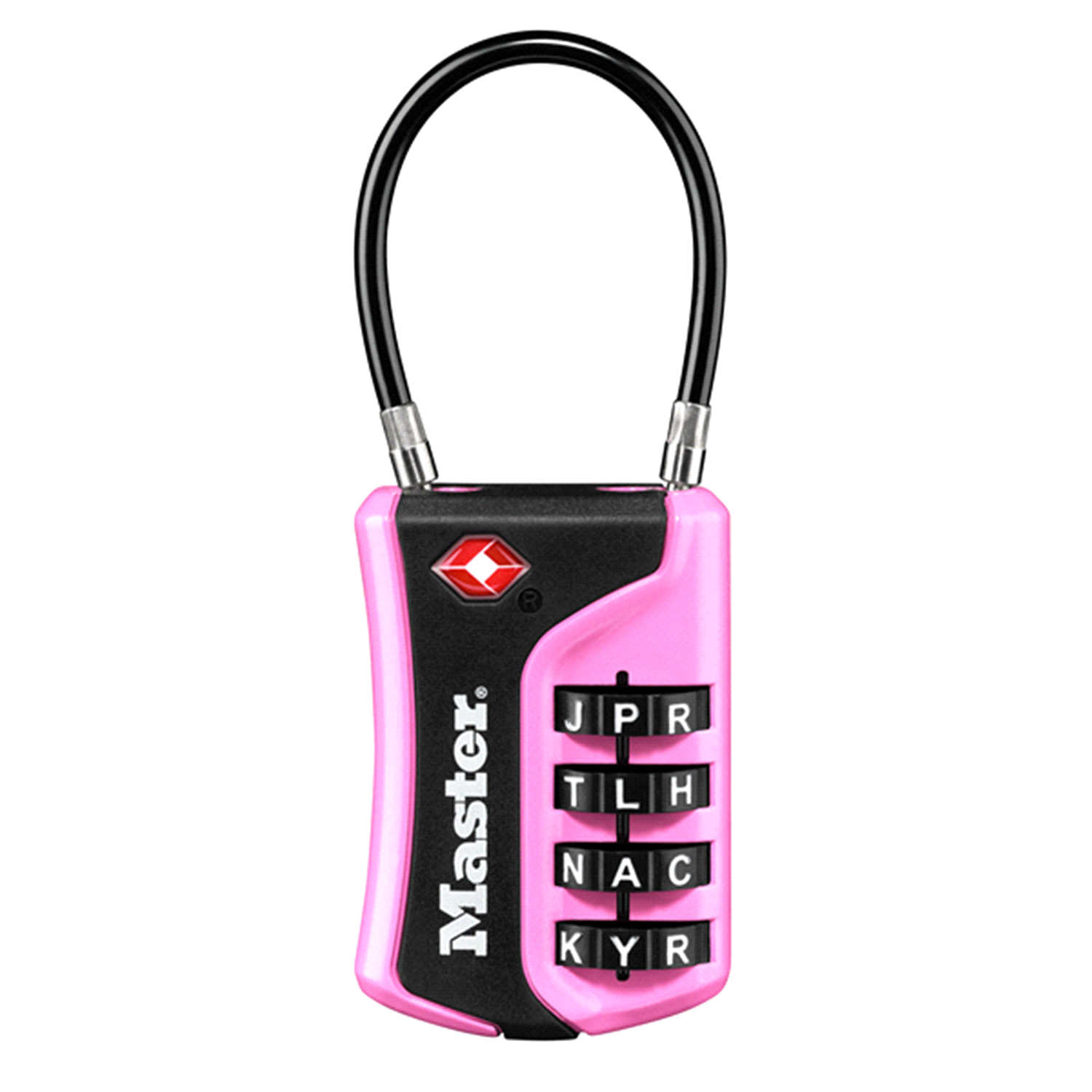 slide 2 of 3, Master Lock 1.375 In Tsa-Luggage Lock With Flex Shackle Numeric Comb, 1 ct