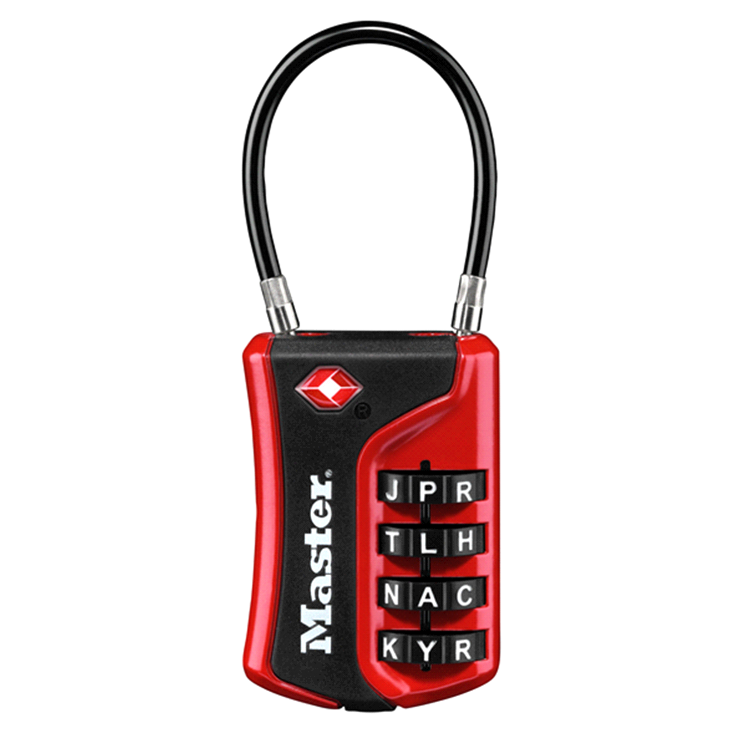 slide 3 of 3, Master Lock 1.375 In Tsa-Luggage Lock With Flex Shackle Numeric Comb, 1 ct