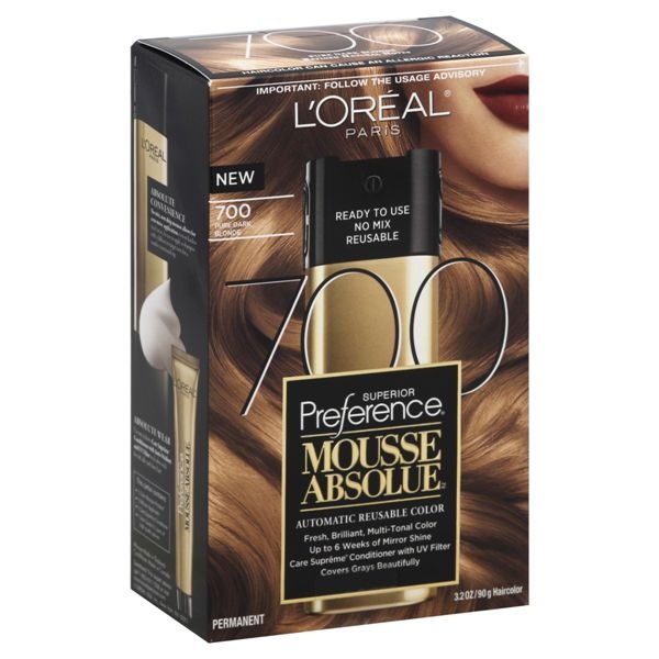 slide 1 of 1, L'Oréal Paris Superior Preference Hair Color - 700 Pure Dark Blonde, 1 ct