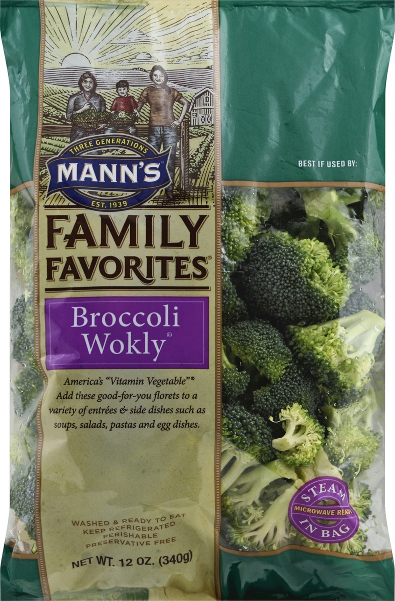 slide 4 of 5, Mann's Broccoli Wokly, 12 oz, 12 oz