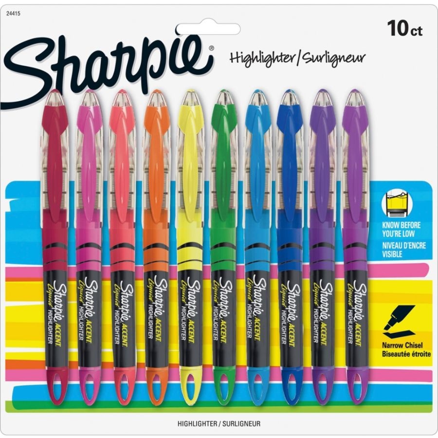 slide 2 of 4, Sharpie Accent Highlighters, 10 ct