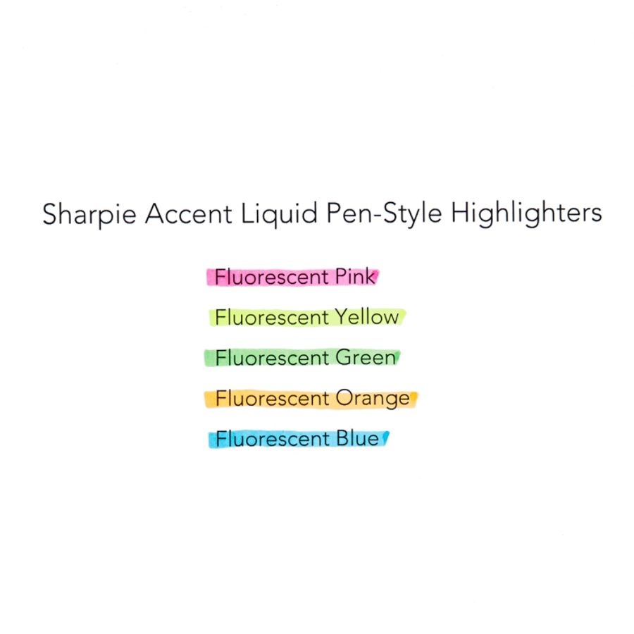 slide 7 of 7, Sanford Accent Sharpie Liquid Highlighter, 5 ct